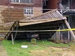 Deck collapses are on the rise. www.thedeckinspector.com 